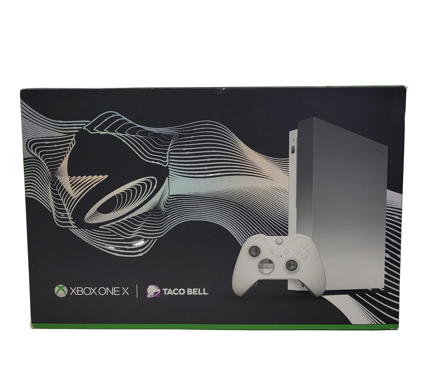 New Microsoft Xbox One X 1TB Console Gaming System Platinum Taco Bell 1787