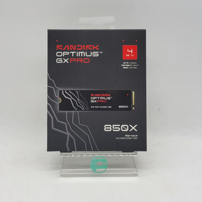 New SanDisk 2280mm Optimus GX Pro 850X 4TB PCIe 4.0 x4 NVMe 1.4 SSD