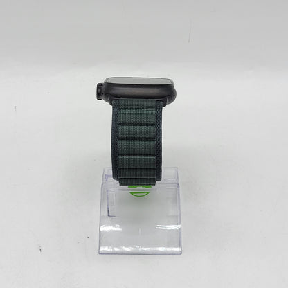 GPS Only Apple Watch Ultra 2 49MM Black Titanium Green Alpine Loop MX4P3LW/A