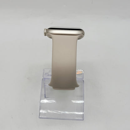 Unlocked Apple Watch Series 9 45MM Starlight Aluminum MRM93LL/A