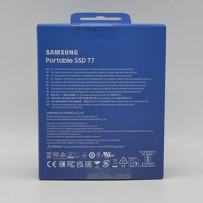 New Samsung Portable SSD T7 2TB MU-PC2T0H