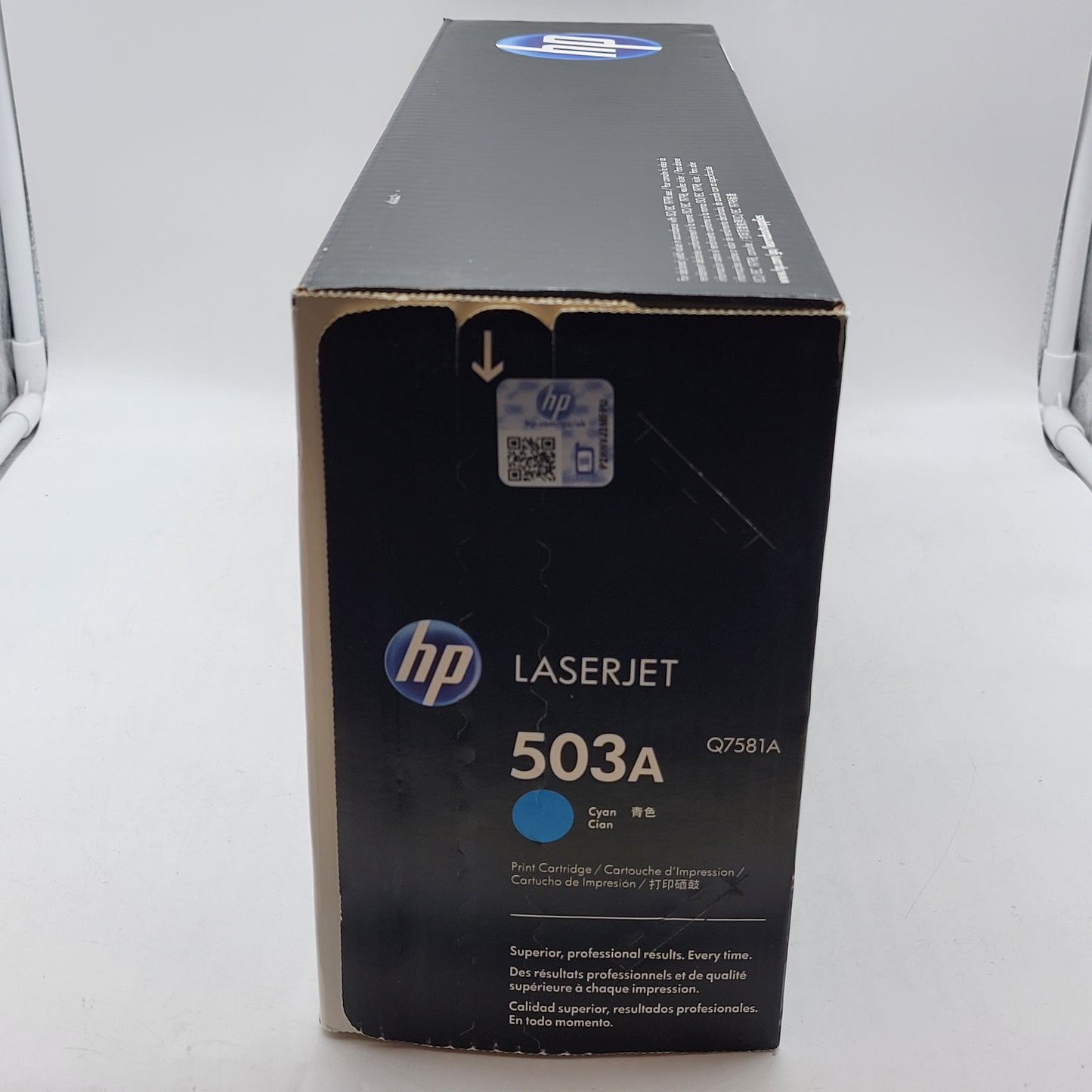 New HP 503A Q7581A Cyan Toner Cartridge