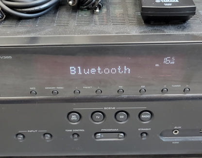 Yamaha RX-V385 Natural Sound AV Receiver  Black