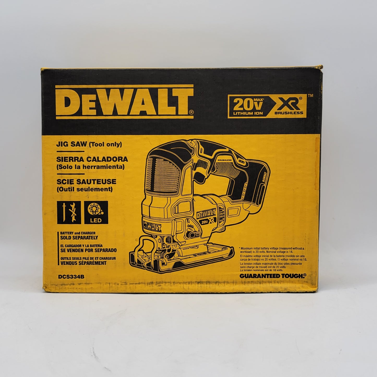 New DeWalt DCS334B 20V MAX Jig Saw Tool Only
