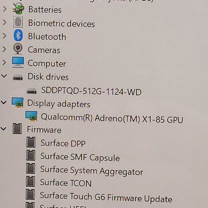 Microsoft Surface Pro 11th Edition 2076 13" Snapdragon X Plus 3.4GHz 16GB 512GB