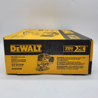 New DeWalt DCS334B 20V MAX Jig Saw Tool Only
