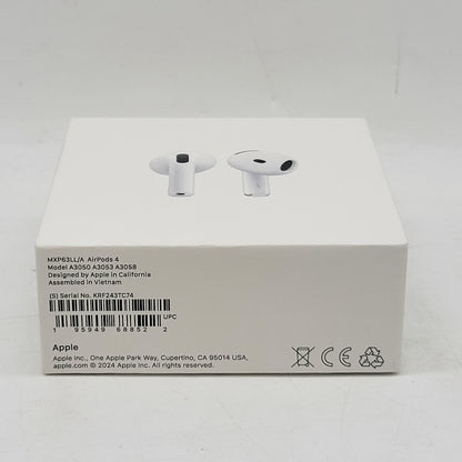 New Apple AirPods 4th Gen with Charging Case A3053 A3050 A3058 MXP63LL/A