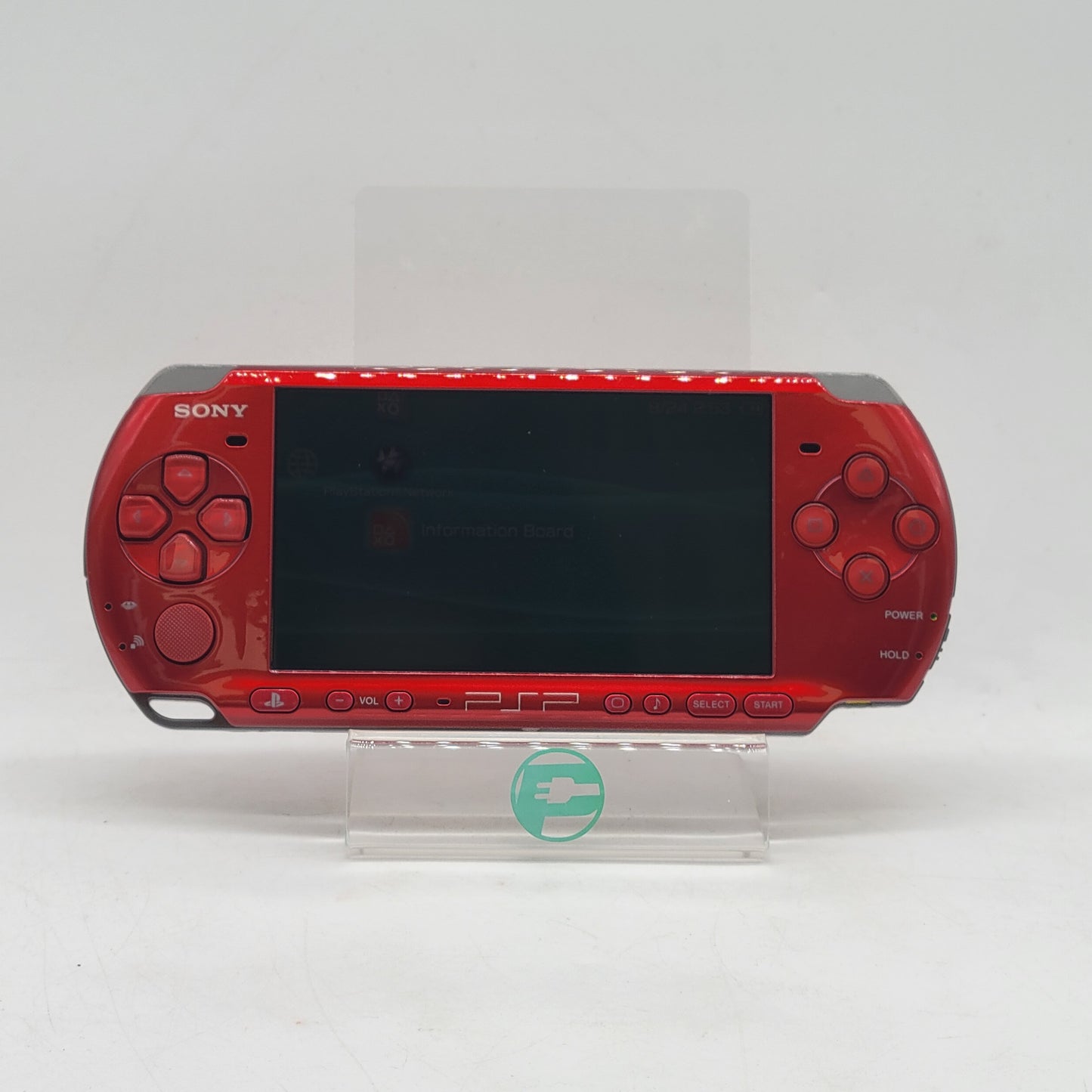 Sony PlayStation Portable PSP PSP-3000 Handheld Console Gaming System Red