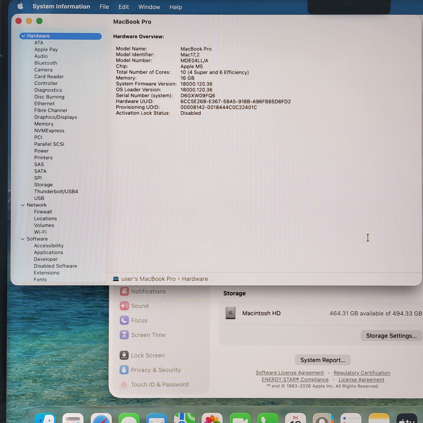 2025 Apple MacBook Pro 14" M5 10C GPU 4.6GHz 16GB RAM 512GB SSD A3434