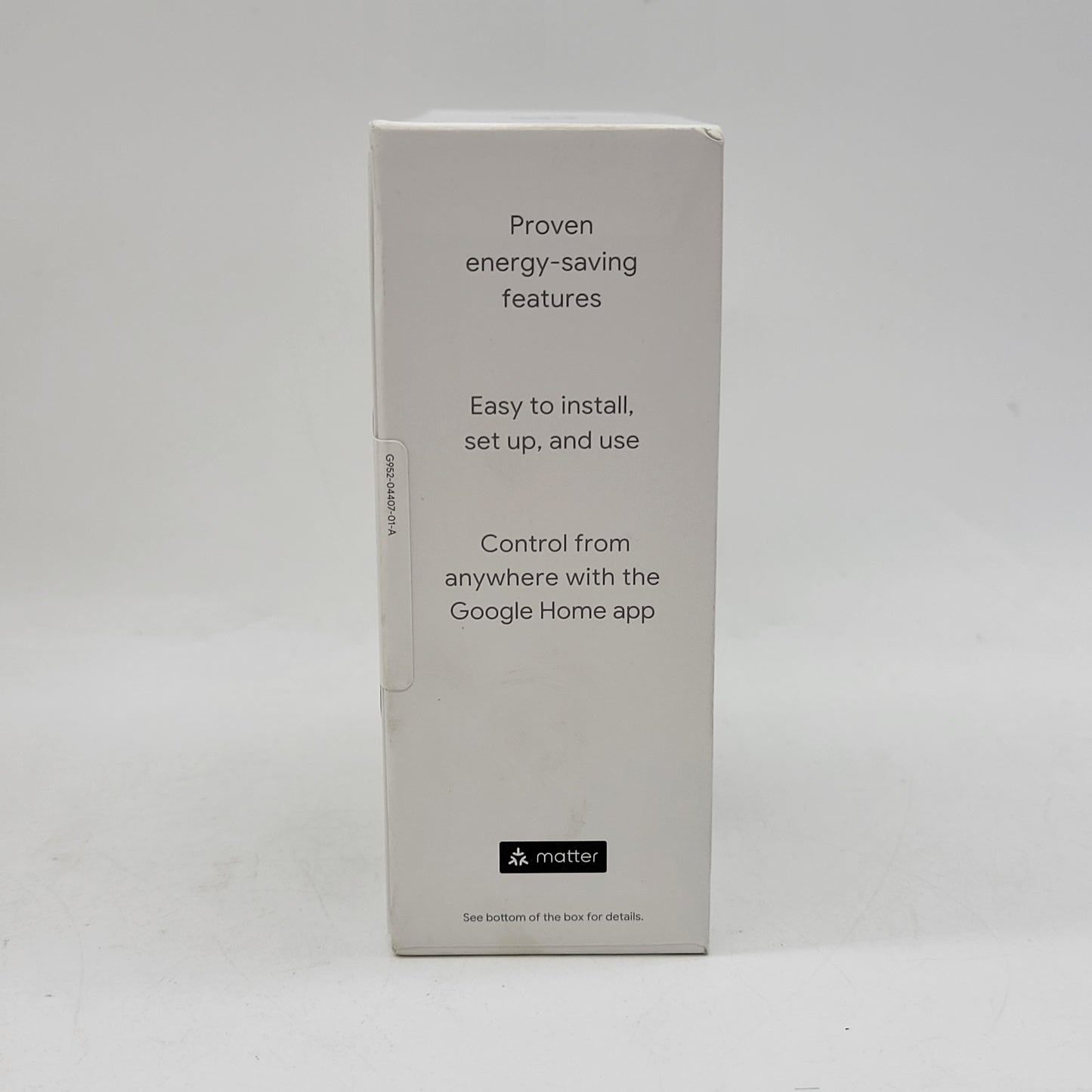 New Google Nest  Thermostat Snow GA01334