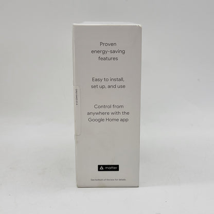 New Google Nest  Thermostat Snow GA01334