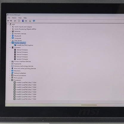 MSI Claw A1M 7" Intel Core Ultra 7 155H 16GB RAM 1TB Black