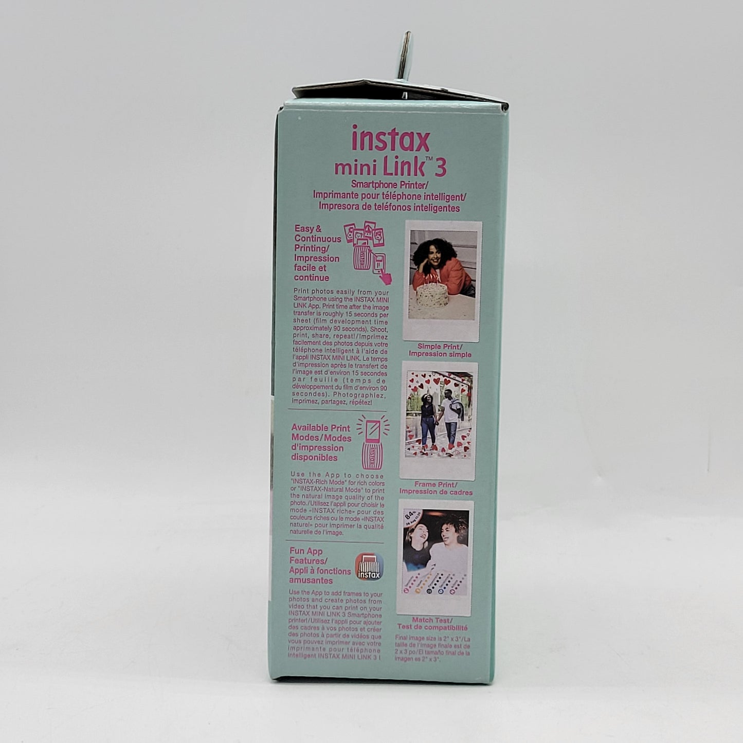 New Fujifilm instax mini Link 3 Rose Pink Smartphone Printer