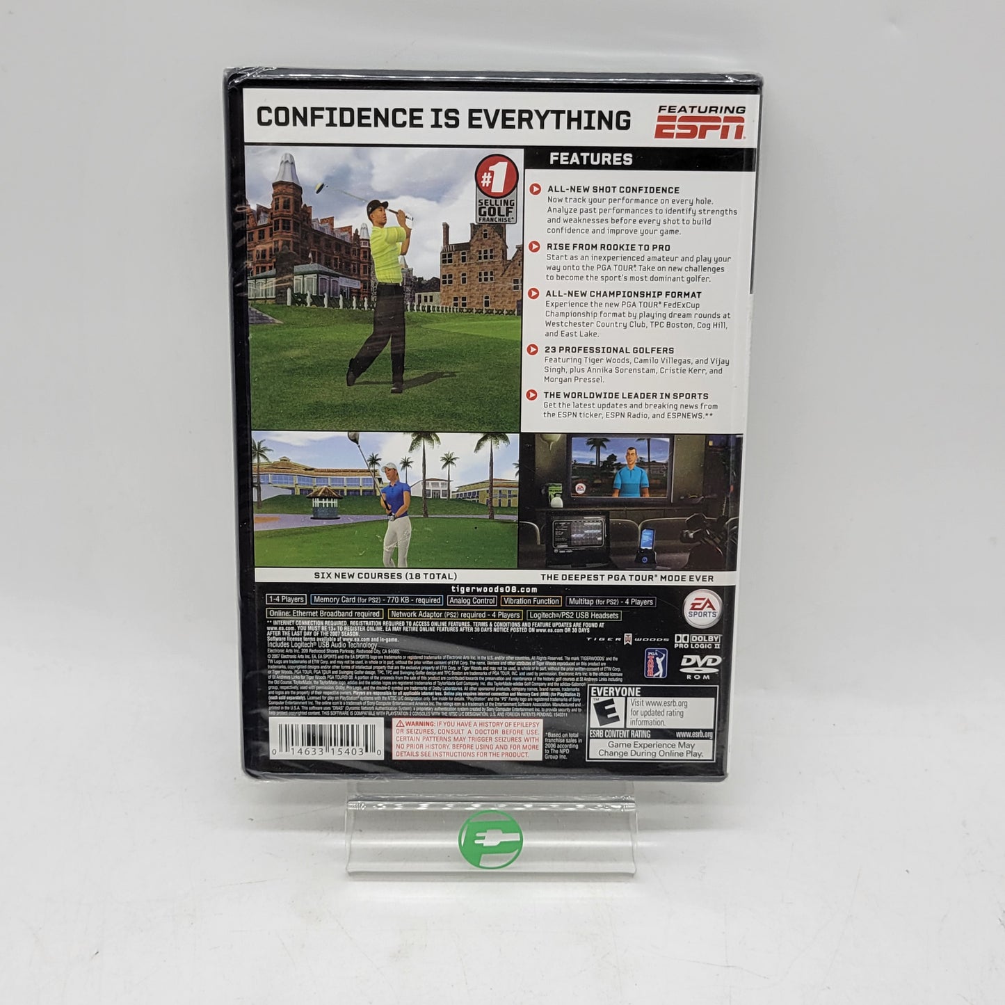 New Tiger Woods PGA Tour 08 (Sony PlayStation 2 PS2, 2007)