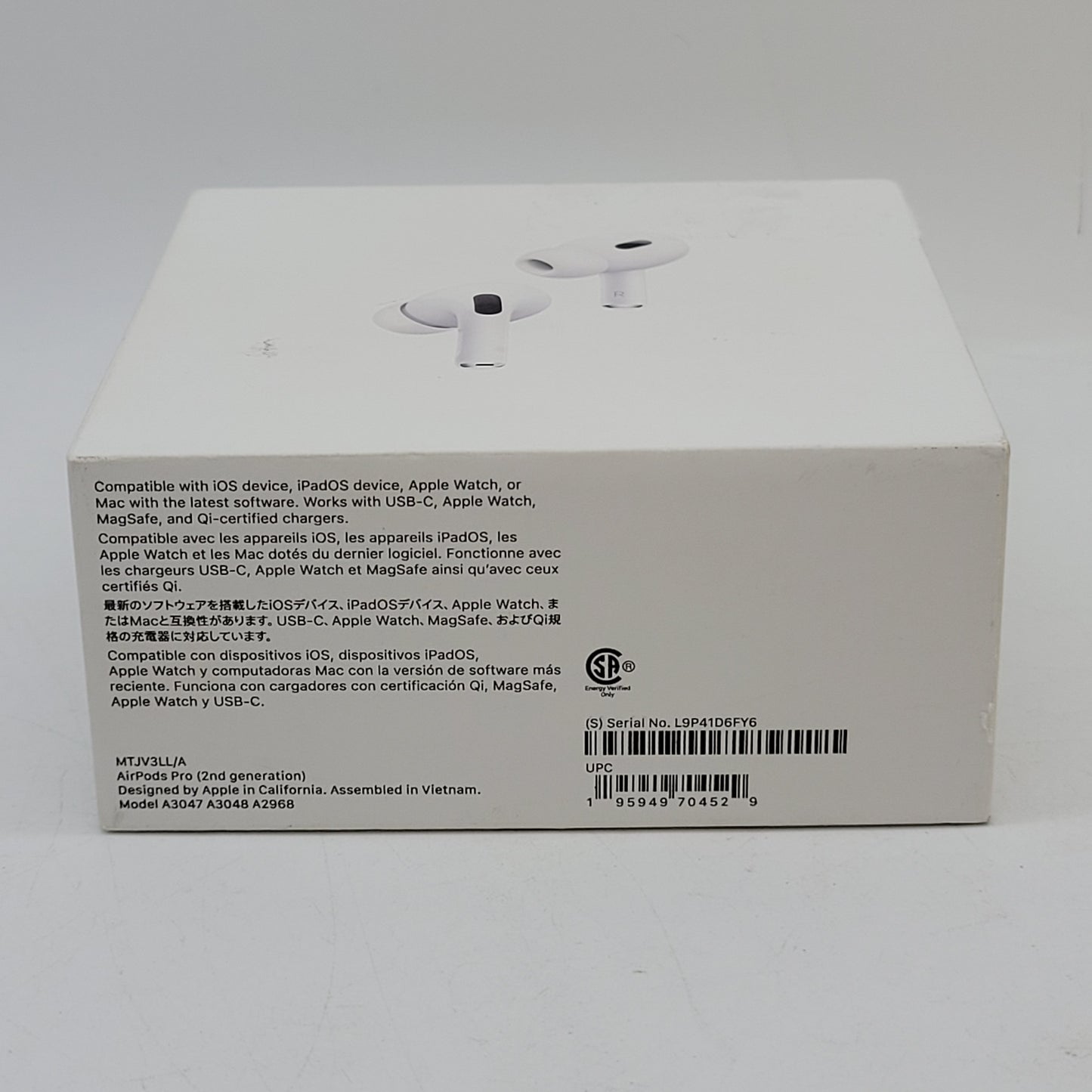 New Apple AirPods Pro 2nd Gen with MagSafe Charging Case A3048 A3047 A2968