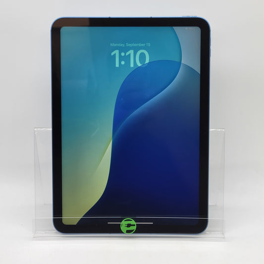 Unlocked Apple iPad 10th Gen 64GB Blue MQ6K3LL/A