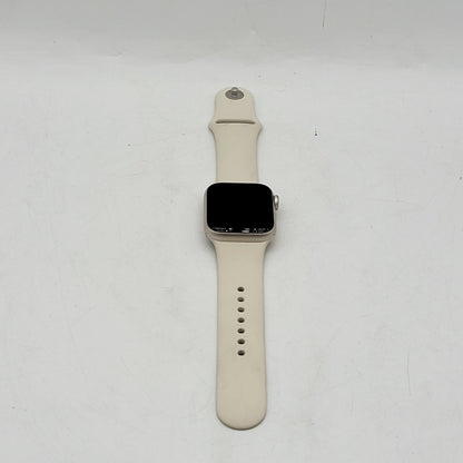 GPS Only Apple Watch SE 2nd Gen 40MM Starlight Aluminum Sport Band MXEF3LL/A