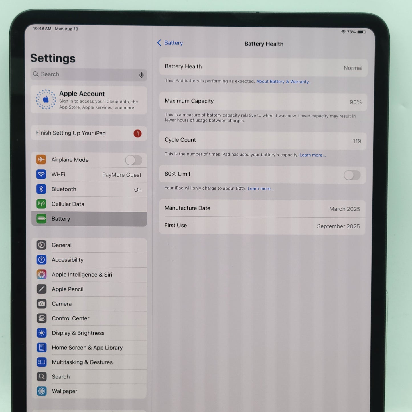 Factory Unlocked Apple iPad Pro 13" M4 256GB Space Black NVXR3LL/A