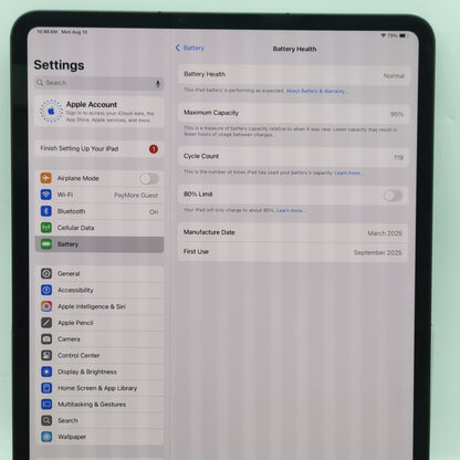 Factory Unlocked Apple iPad Pro 13" M4 256GB Space Black NVXR3LL/A