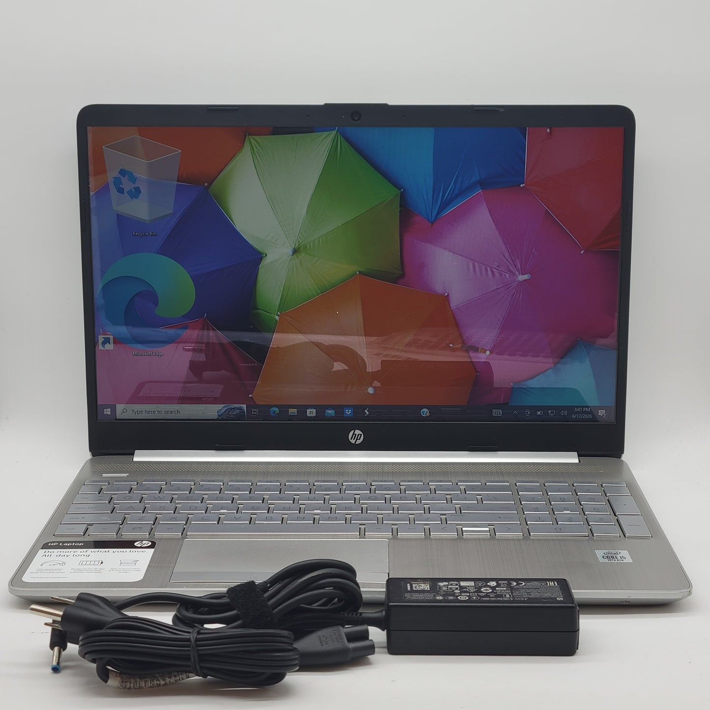 HP Laptop 15-DW2025CL 15.6" i5-1035G1 1.9GHz 12GB RAM 1TB HDD