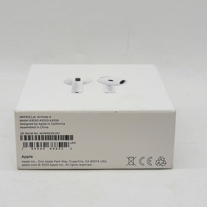 New Apple AirPods 4th Gen with Charging Case A3053 A3050 A3058 MXP63LL/A