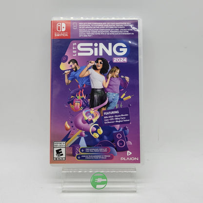 Let's Sing 2024 (Nintendo Switch, 2023) Game Only