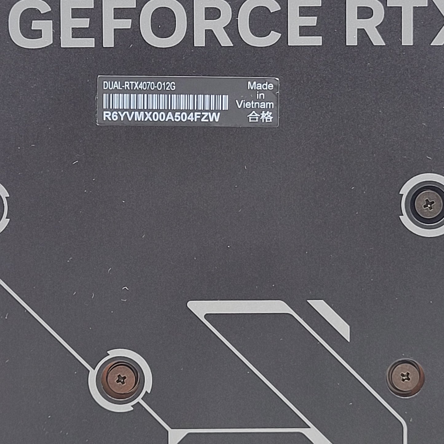 Asus GeForce RTX 4070 Dual Space 12GB GDDR6X Graphics Card DUAL-RTX4070-12G GPU