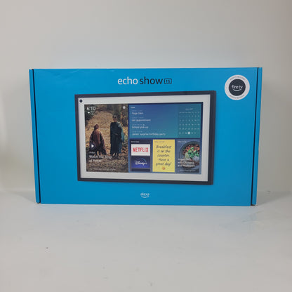 Amazon Echo Show 15 Smart Display White Alexa and Fire TV with Remote H6Y2A5