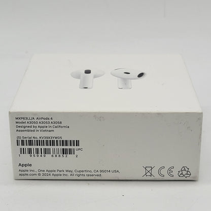 New Apple AirPods 4th Gen with Charging Case A3058 A3053 A3050 MXP63LL/A