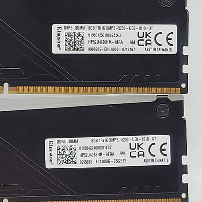 Kingston FURY 16GB (2x8GB) RAM DDR5 5200MHz HP52U40$6HM RAM