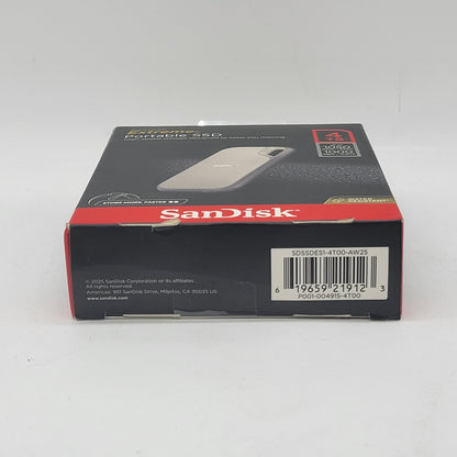 New SanDisk Extreme Portable External SSD 4TB