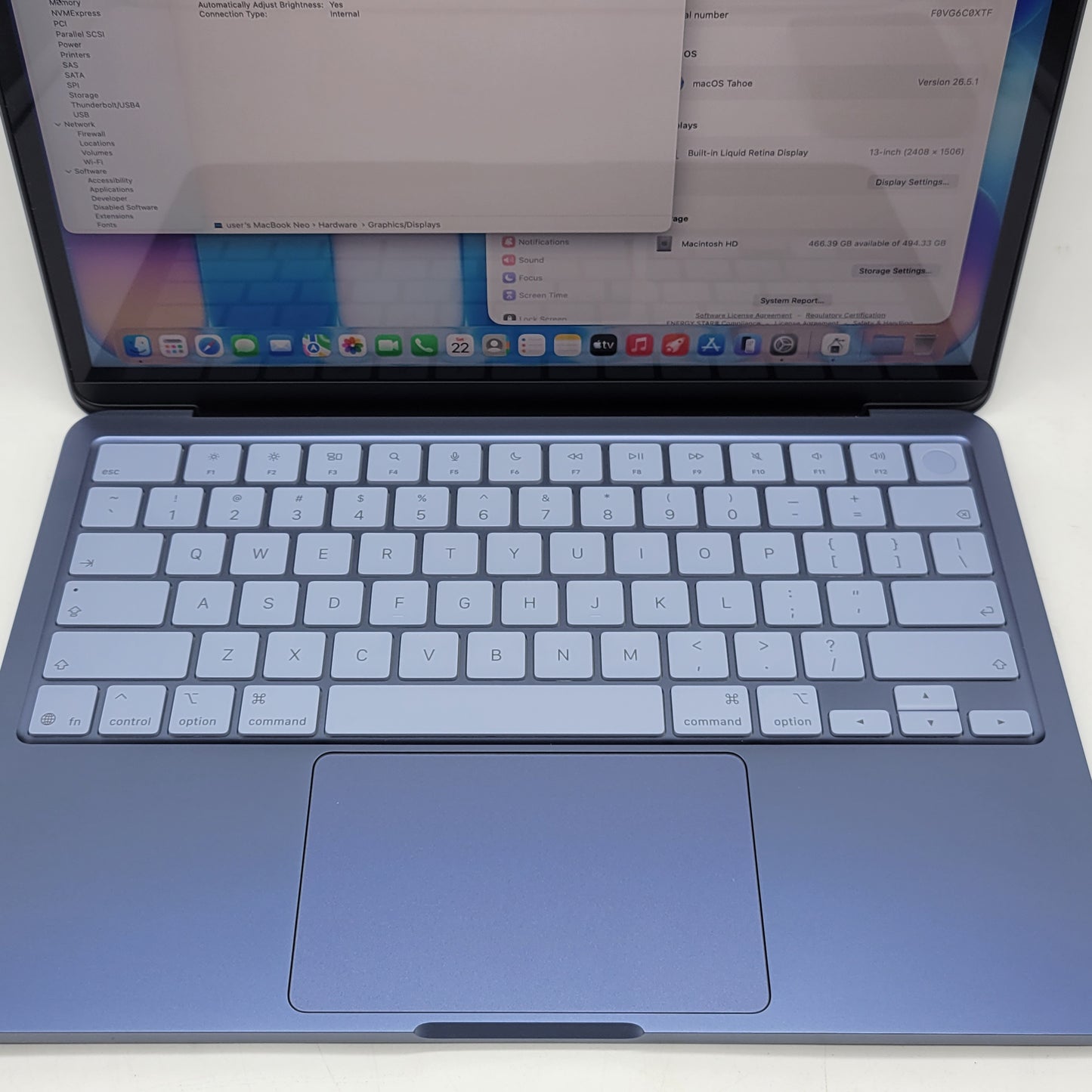2026 Apple MacBook Neo 13" A18 Pro 5C GPU 4.0GHz 8GB RAM 512GB SSD MHFG4LL/A