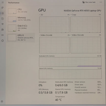 Lenovo LOQ 15 15ARP9 15.6" Ryzen 5 7235HS 3.2GHz 16GB RAM 512GB SSD RTX 4050