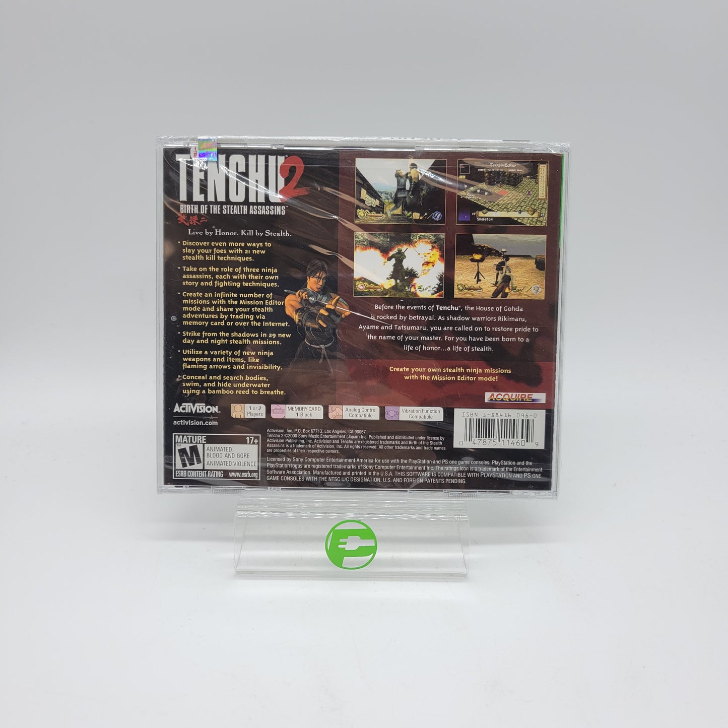 New Tenchu 2 (Greatest Hits)  (Sony PlayStation 1 PS1,  2000)