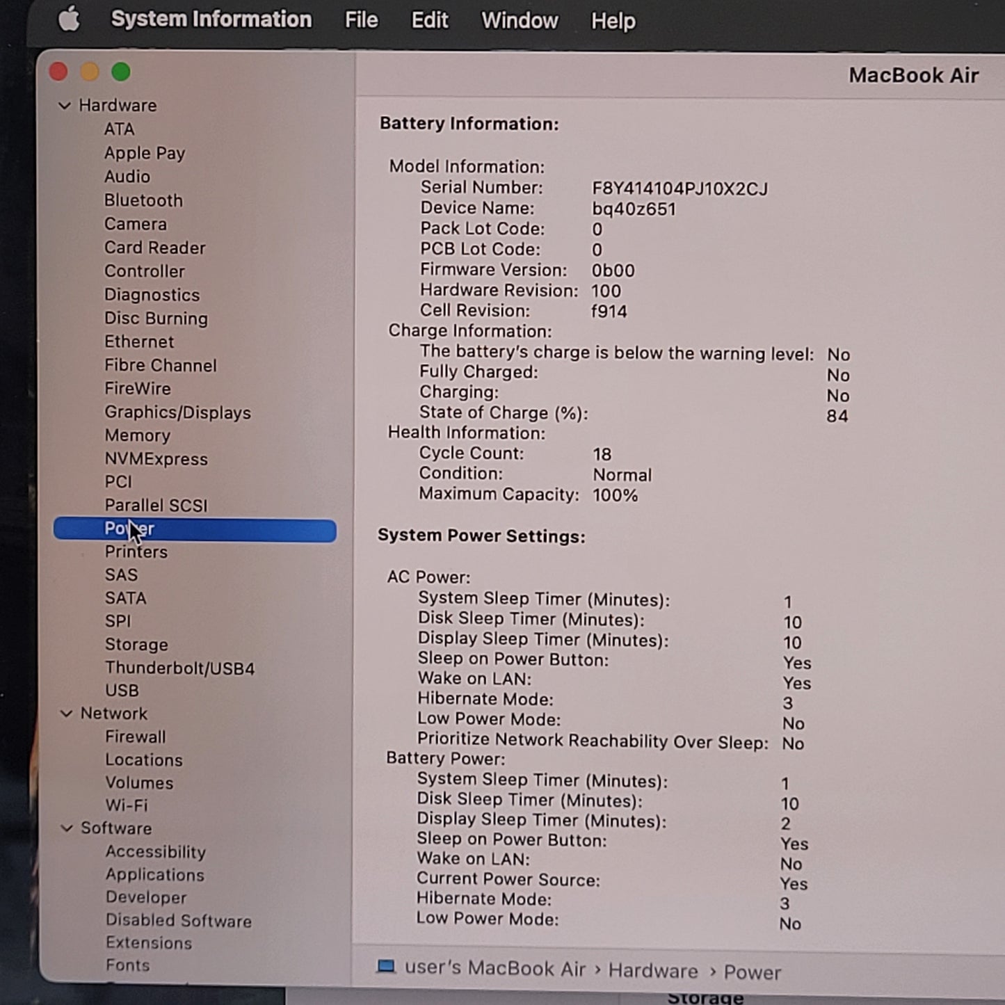2022 Apple MacBook Air 13.6" M2 8C GPU 3.5GHz 8GB RAM 256GB SSD A2681
