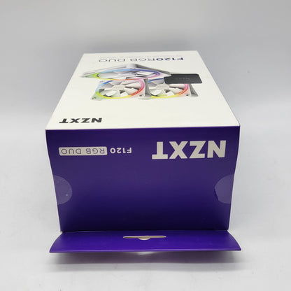 New NXZT F120RGB DUO Dual Sided RGB Fan with RGB Controller RF-D12TF-W1