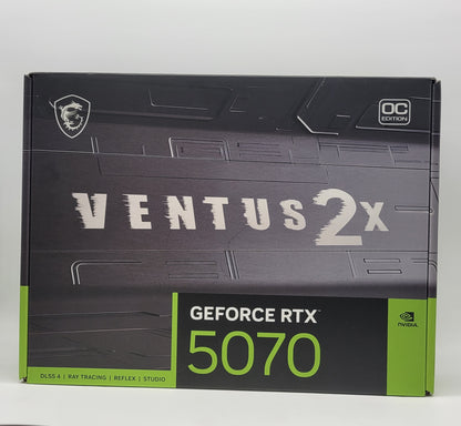 MSI Geforce RTX 5070 12GB GDDR7 Graphics Card 912-V532-089 Vintus 2X OC