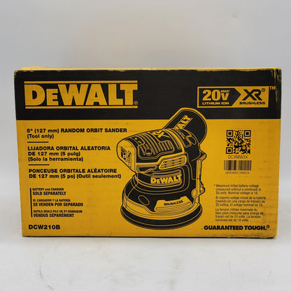 New DeWalt DCW210B 20V 5" Variable Speed Random Orbital Sander Tool Only