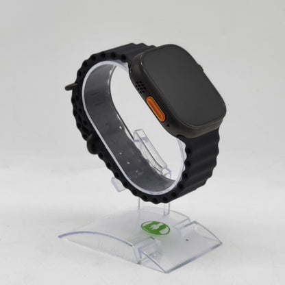 Unlocked Apple Watch Ultra 3 49MM Black Titanium Black Ocean Band MF0J4LW/A