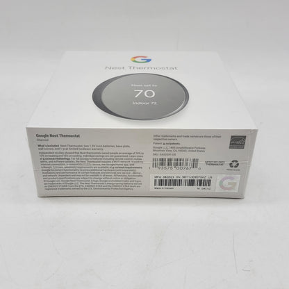 New Google Nest Thermostat Smart Thermostat Charcoal G4CVZ