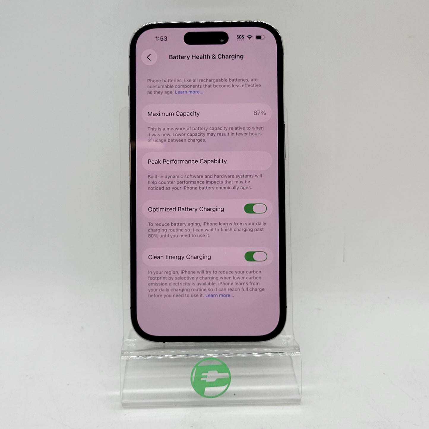 Factory Unlocked Apple iPhone 14 Pro 512GB Deep Purple MQ283VC/A