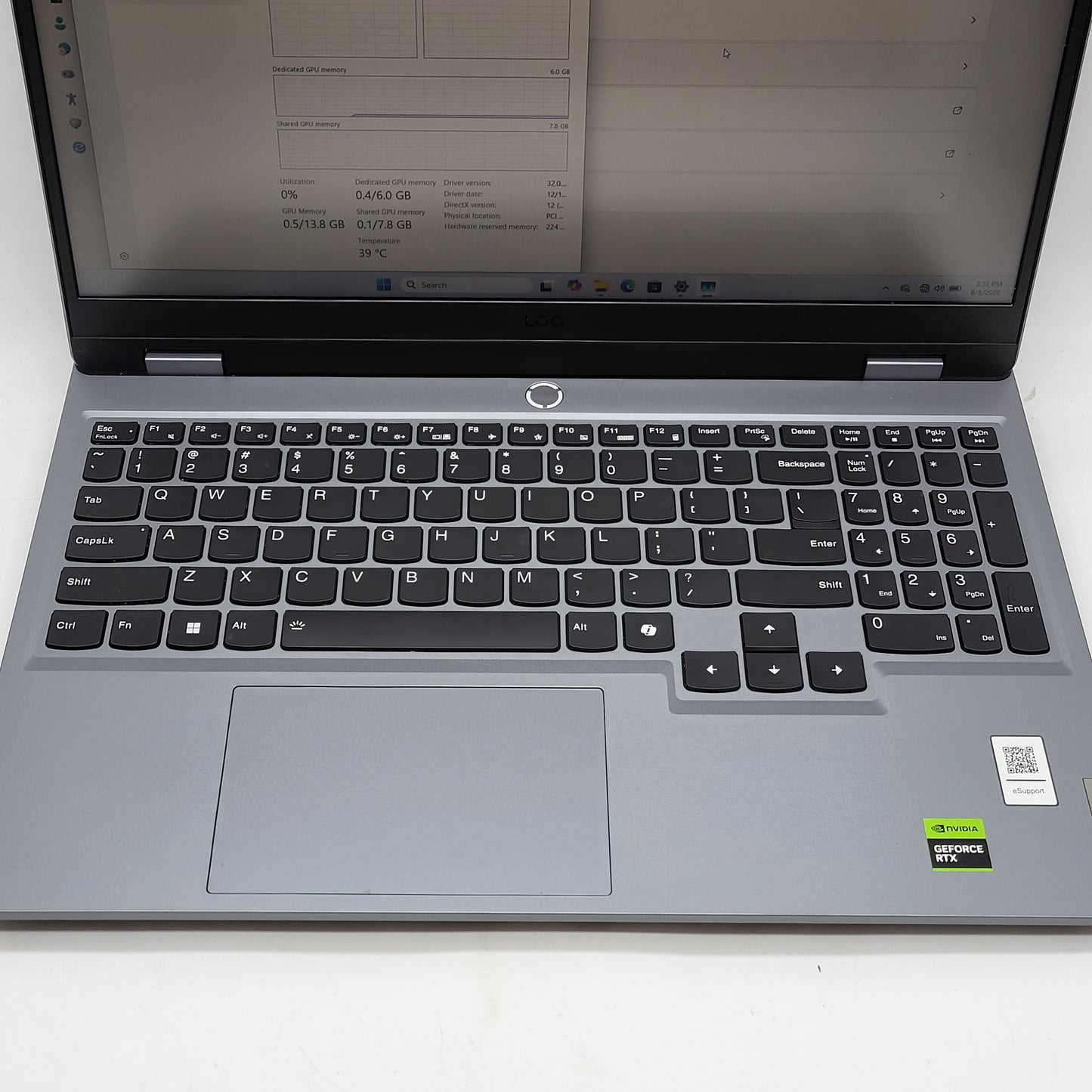 Lenovo LOQ 15 15ARP9 15.6" Ryzen 5 7235HS 3.2GHz 16GB RAM 512GB SSD RTX 4050