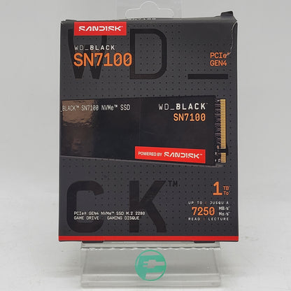 SanDisk 2280mm SN7100 1TB PCIe Gen 4.0 x4 SSD WDS100T4X0E