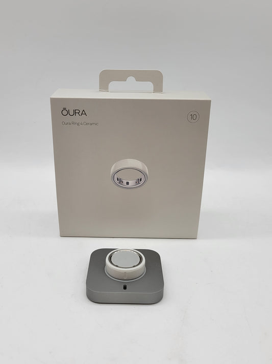 Oura Ring 4 10 Cloud Ceramic Smart Ring JZ90-57460-10