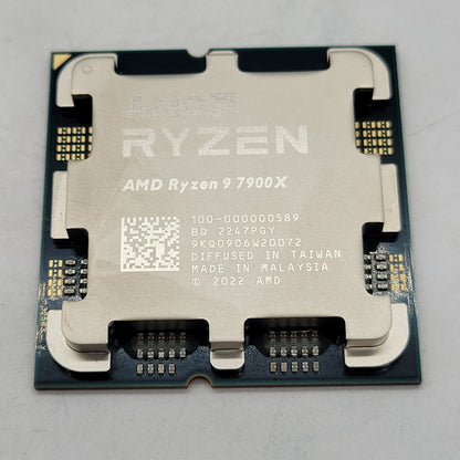 AMD Ryzen 9 7900X 4.70GHz 12 Core 100-00000589 24 Thread AM5 CPU