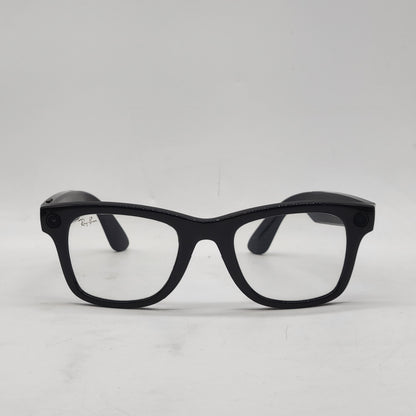 Ray-Ban Meta Wayfarer Gen 1 Shiny Black Transitions RW4006 AI Smart Glasses