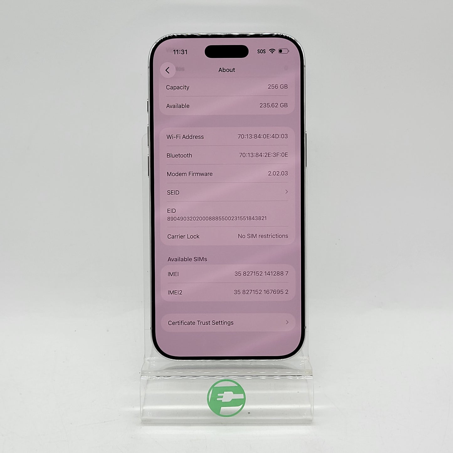 Factory Unlocked Apple iPhone Air 256GB Cloud White MG194LL/A