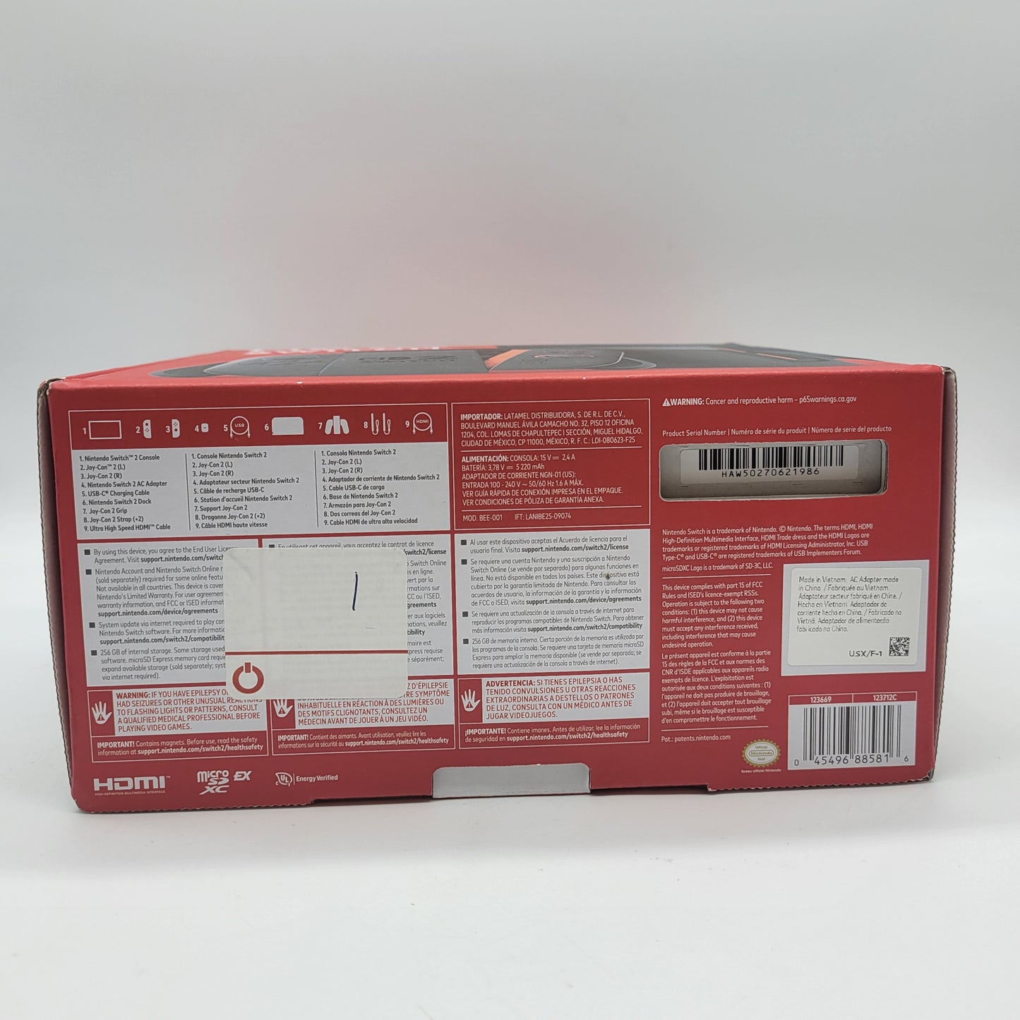 New Nintendo Switch 2 Video Game Console BEE‑001 Black