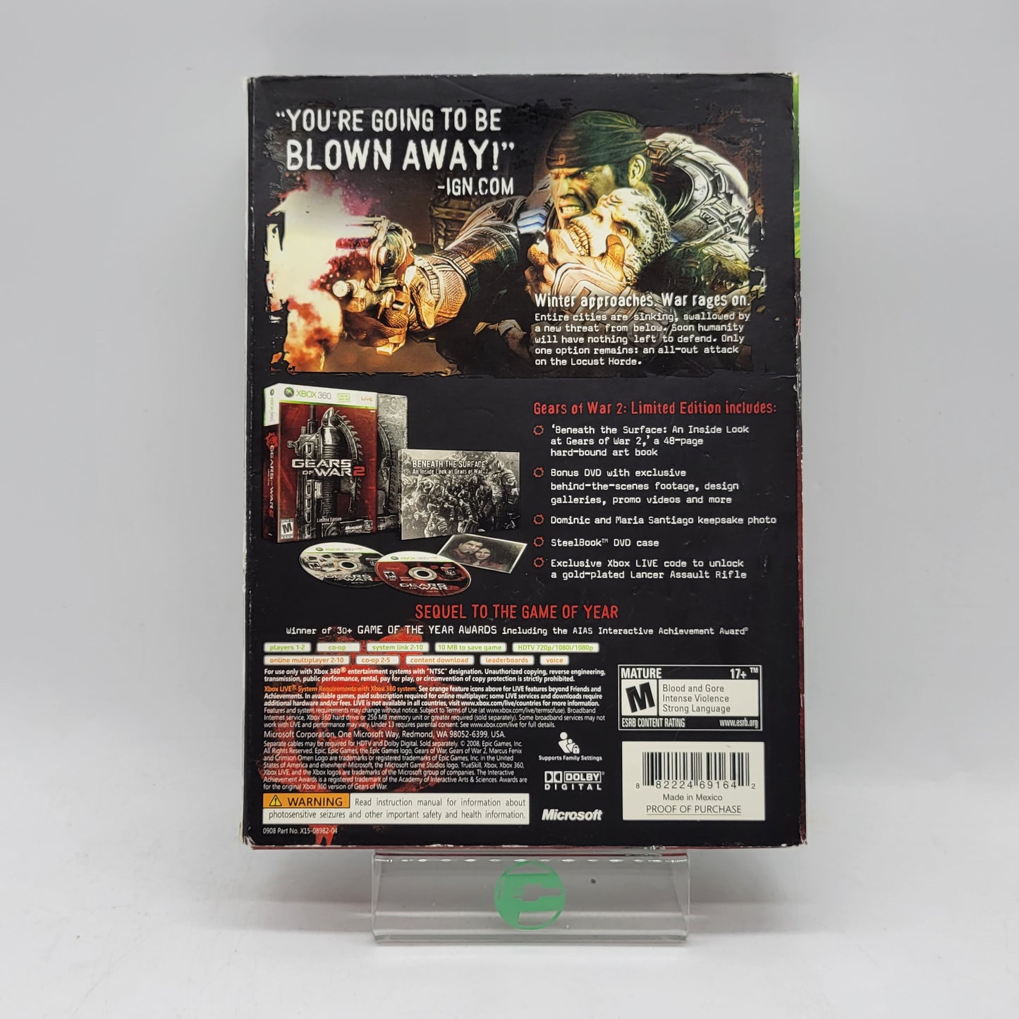 Gears of War 2 [Limited Edition] (Microsoft Xbox 360, 2008)