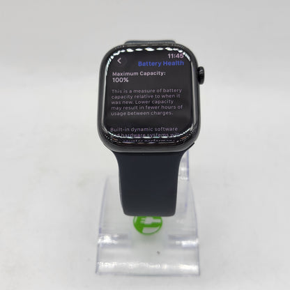 GPS Only Apple Watch Series 11 46MM Jet Black Aluminum Sport Band MEUX4LW/A
